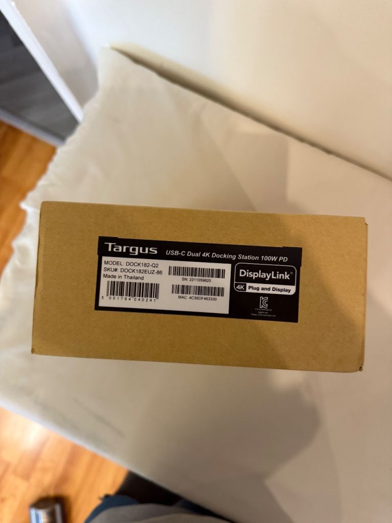 image for Targus USB-C Dual 4K Docking Station