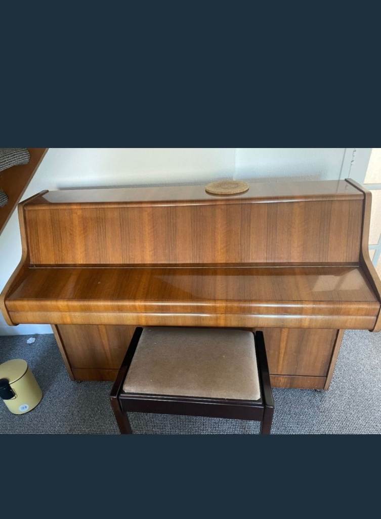Wooden Upright Piano – Fair Condition, All Keys Work