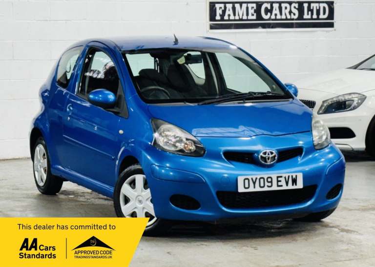2009 Toyota AYGO 1.0 VVT-i Blue 3dr HATCHBACK PETROL Manual