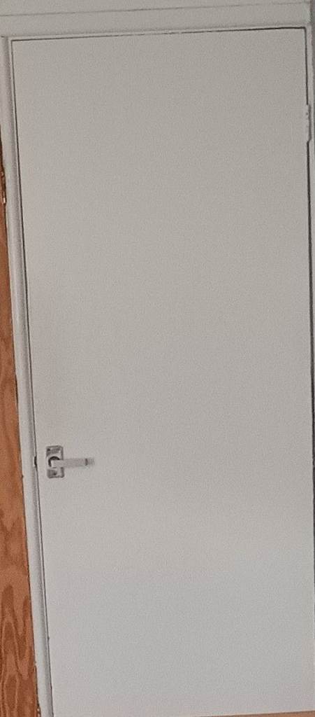 White internal door 