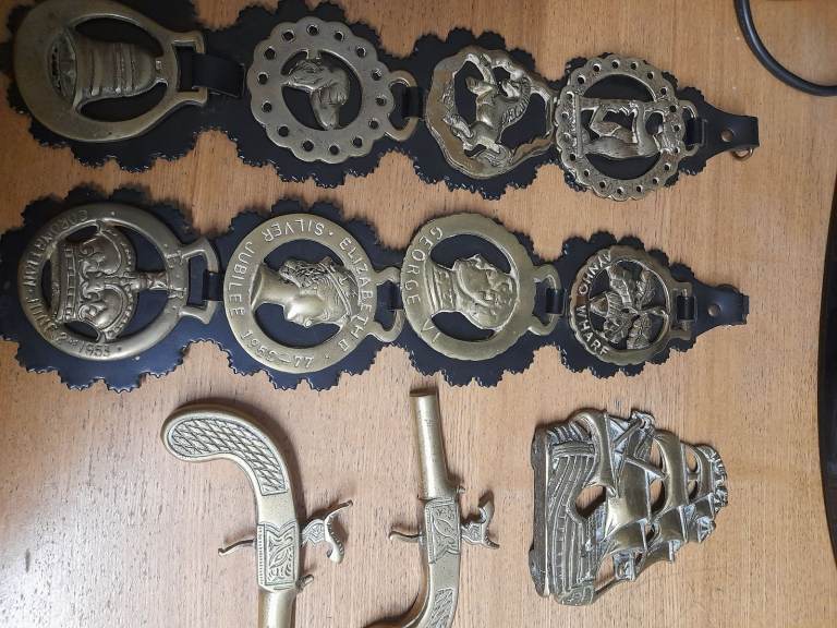 Brass wall ornaments 