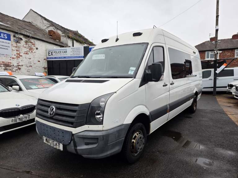 2012 VOLKSWAGEN CRAFTER 2.0 TDI 163 LWB HIGH ROOF CREW VAN CAMPER EX POLICE