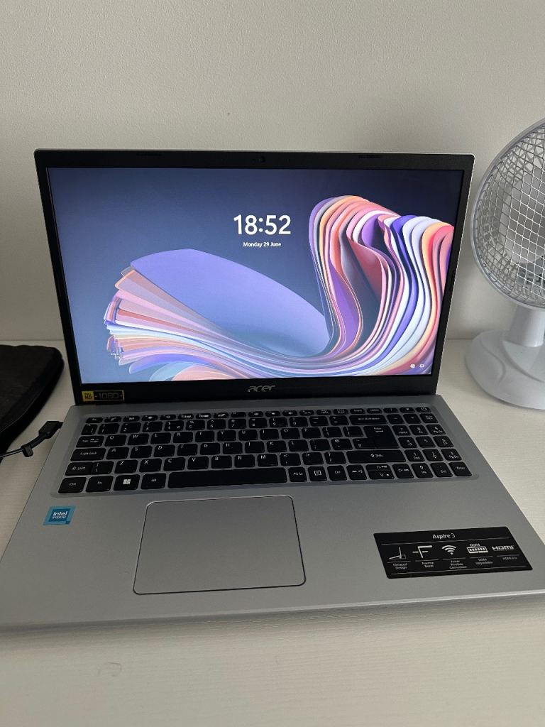Acer Aspire 3 15.6in Laptop, 10th Gen i3, 256GB SSD, Silver