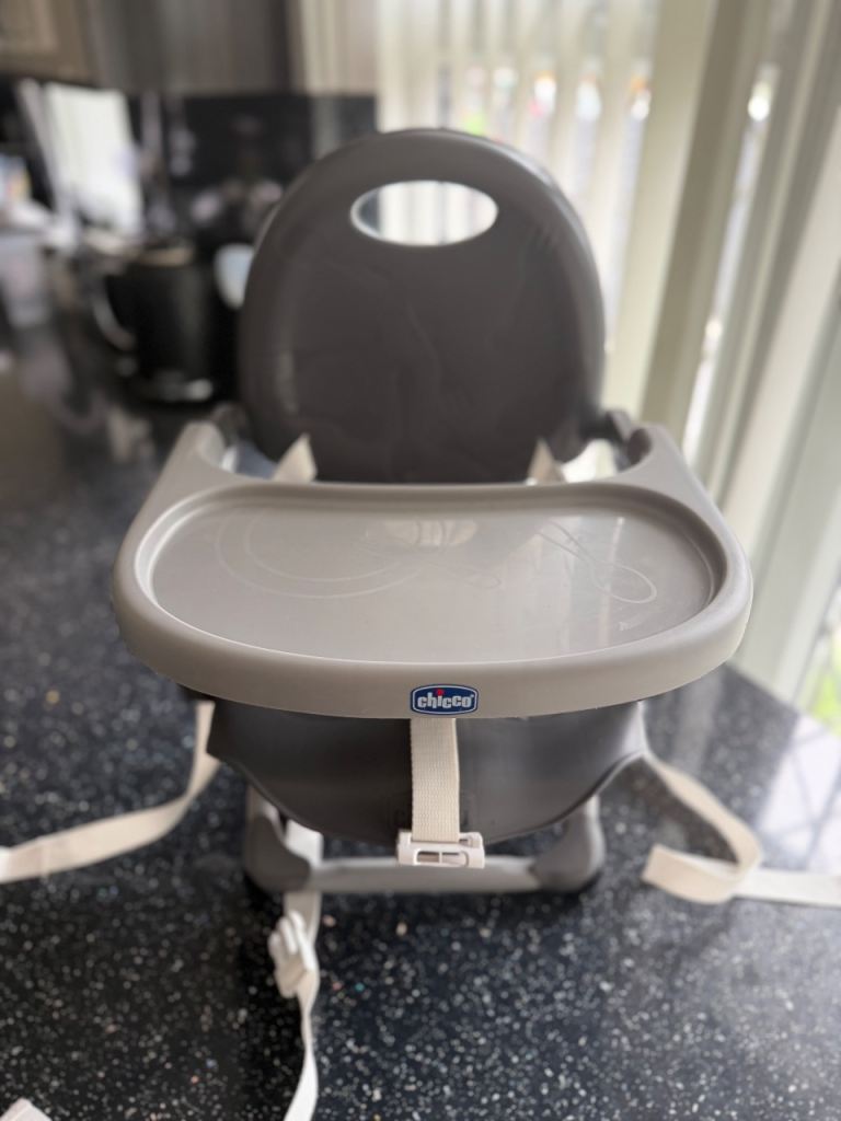 Chicco Portable Booster Seat / Travel High Chair – Grey