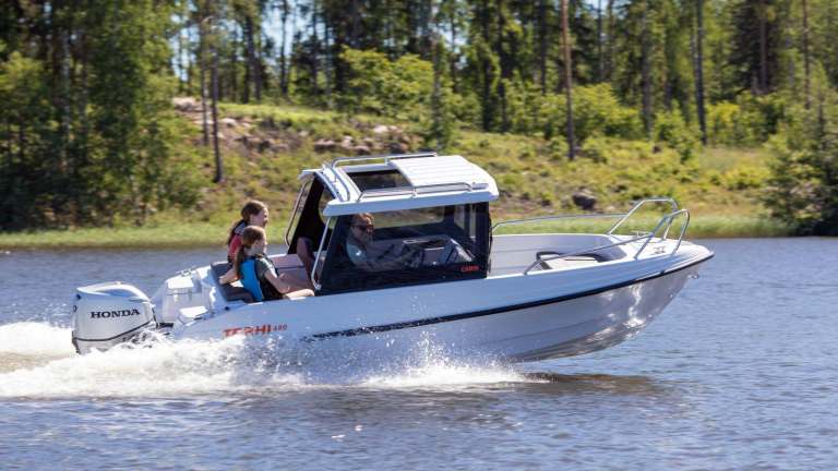 Terhi 480 Cabin with 60hp Yamaha for sale 