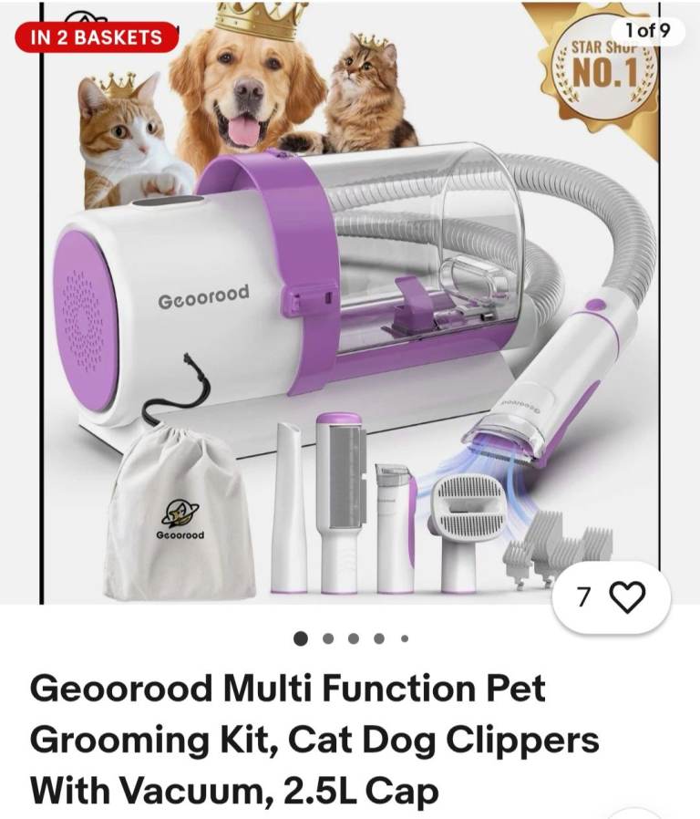 Geoorood Multi function  pet geooming kit.