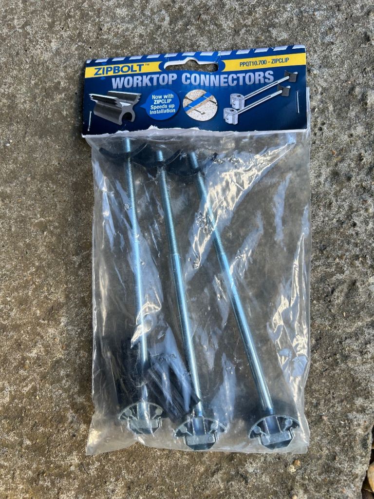 Ziplock worktop connectors