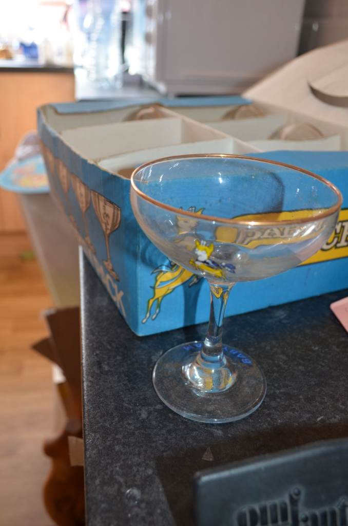 swap?   BABYCHAM 1960's  6 Glass Party Pack in Original Box