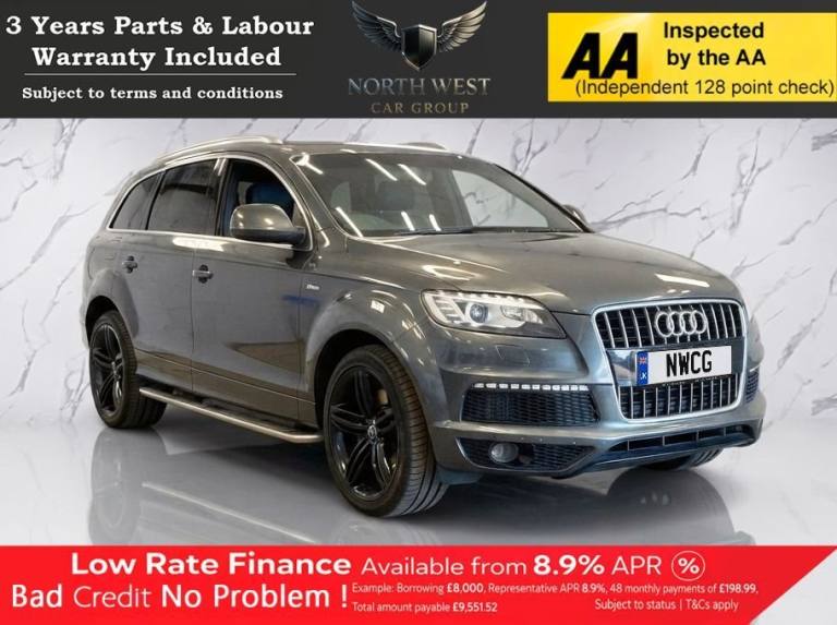 2012 Audi Q7 3.0 TDI V6 S line Plus SUV 5dr Diesel Tiptronic quattro Euro 5 (s/s) (245 p ESTATE D...