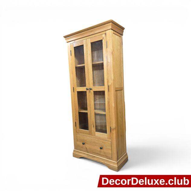 Barker & Stonehouse Solid Oak Display Cabinet - Unit - Delivery Avail 040A