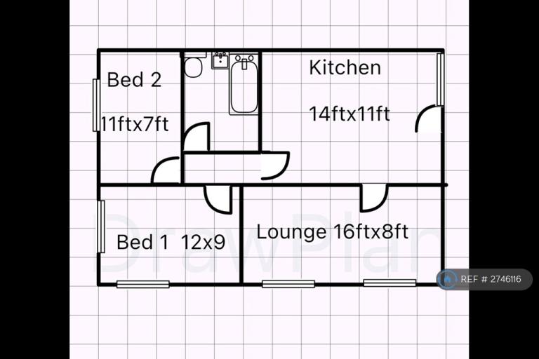 2 bedroom flat in Uppingham Road, Oakham, LE15 (2 bed) (#2746116)