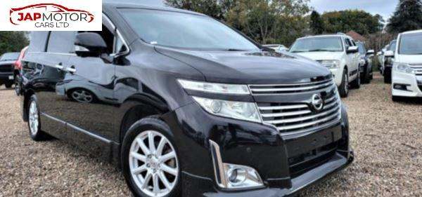 FRESH IMPORT LATE 2010 NISSAN ELGRAND 3.5 V6 AUTOMATIC 7 SEATER BLACK ULEZ free