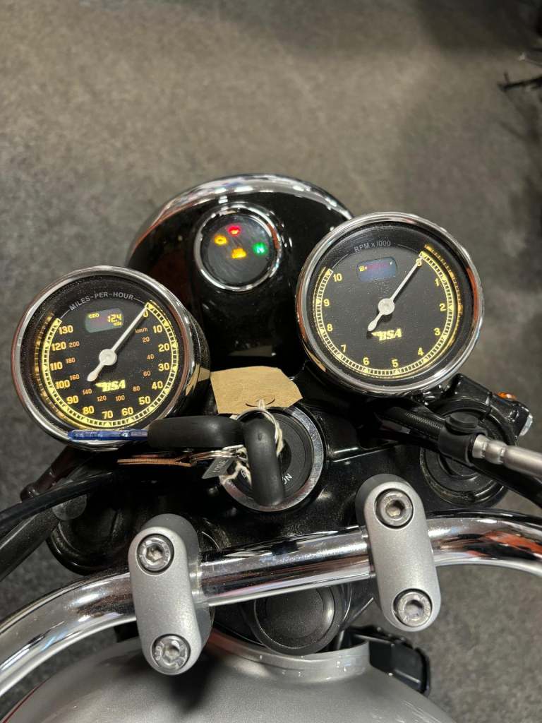 BSA Gold Star 650cc Classic Motorcycle Silver Sheen Legacy