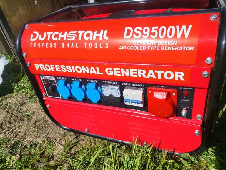 Dutchstahl DS9500W Professional Generator – Good Condition