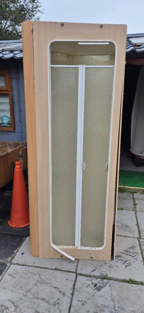 Shower cabin for camper caravan motorhome - full and complete shower system.