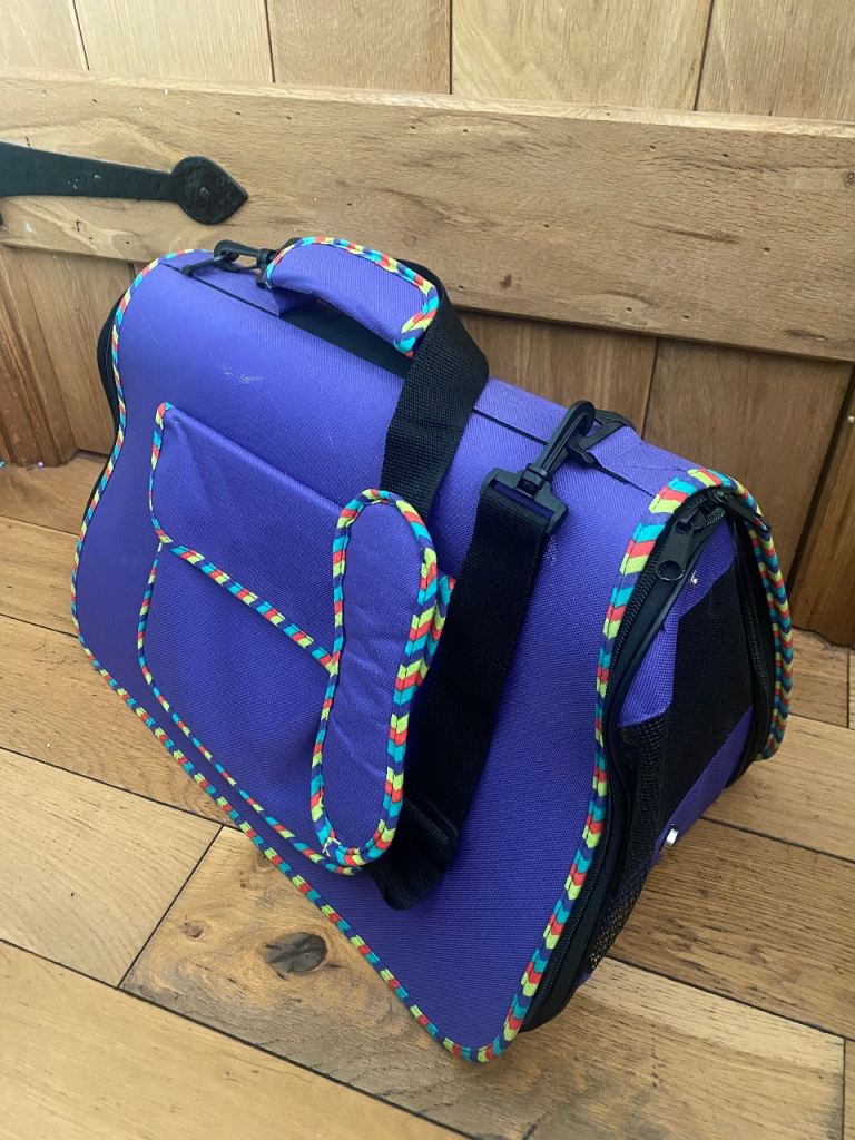 Pet Carrier Bag Portable Soft Fabric Folding Travel bag for Dog, Cat etc