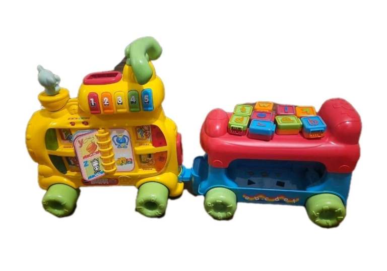 VTech Push,Ride Alphabet Train 4-in-1 Baby Walker