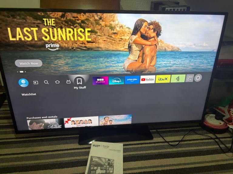 Bush 55” fire edition smart tv 4k 