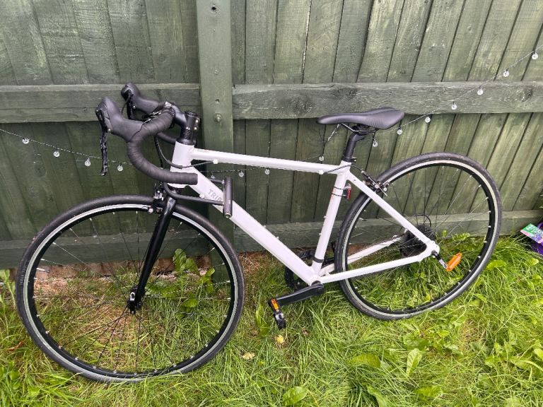 Triban xs small white womans bike bicycle 