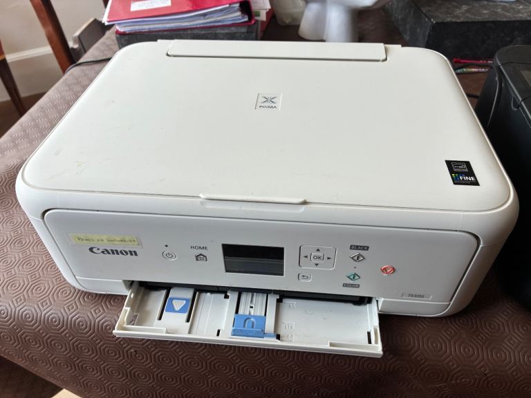 Two Canon Printers for repair or parts, plus new ink cartridges 