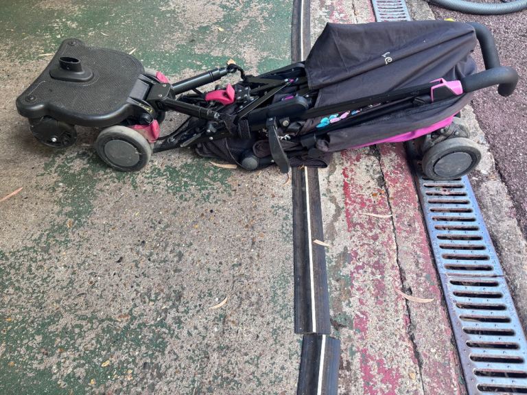 Silver Cross Pop Stroller (Butterfly Edition) + FREE Buggy Board
