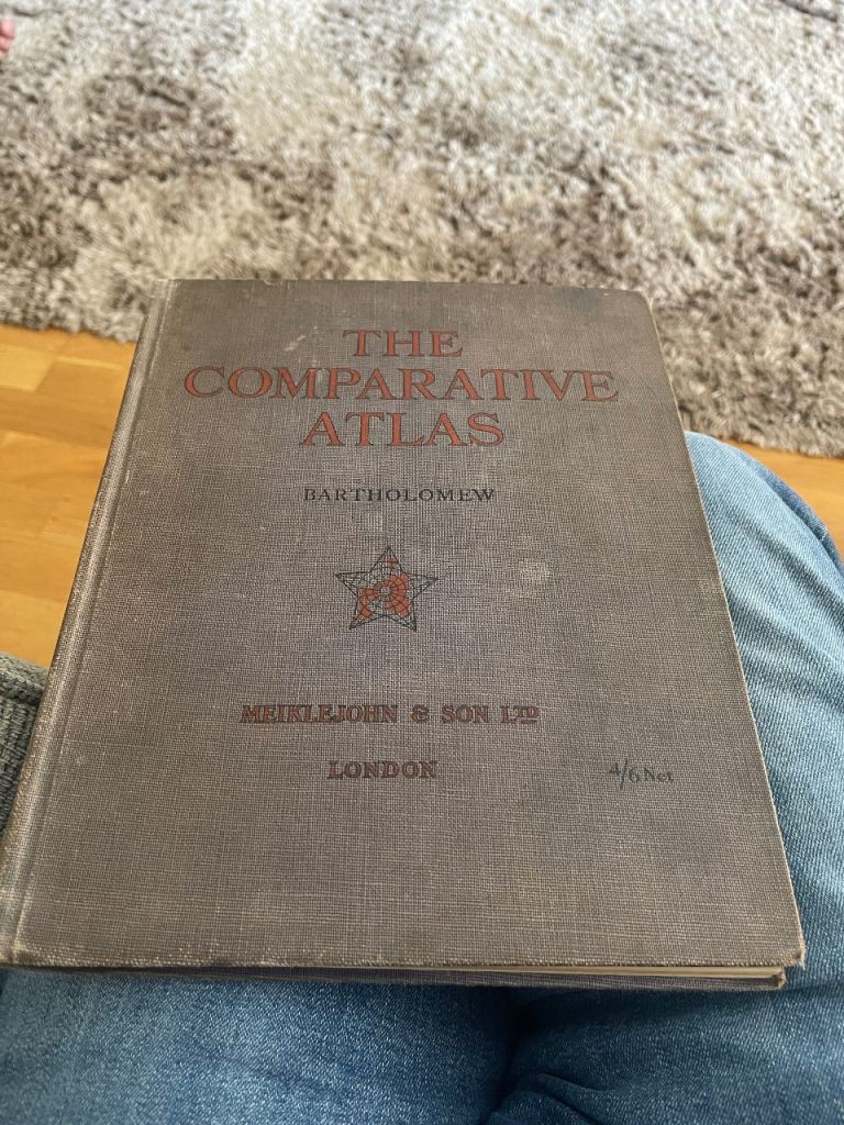 The Comparative Atlas by Bartholomew – Old Edition