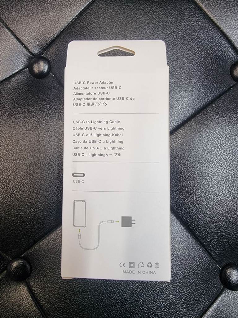 For iPhone 14 13 12 11 Pro XR XS Fast Charging 20W USB-C PD Plug Charger Cable