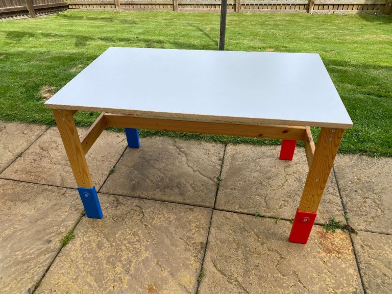 IKEA children’s height adjustable table desk 