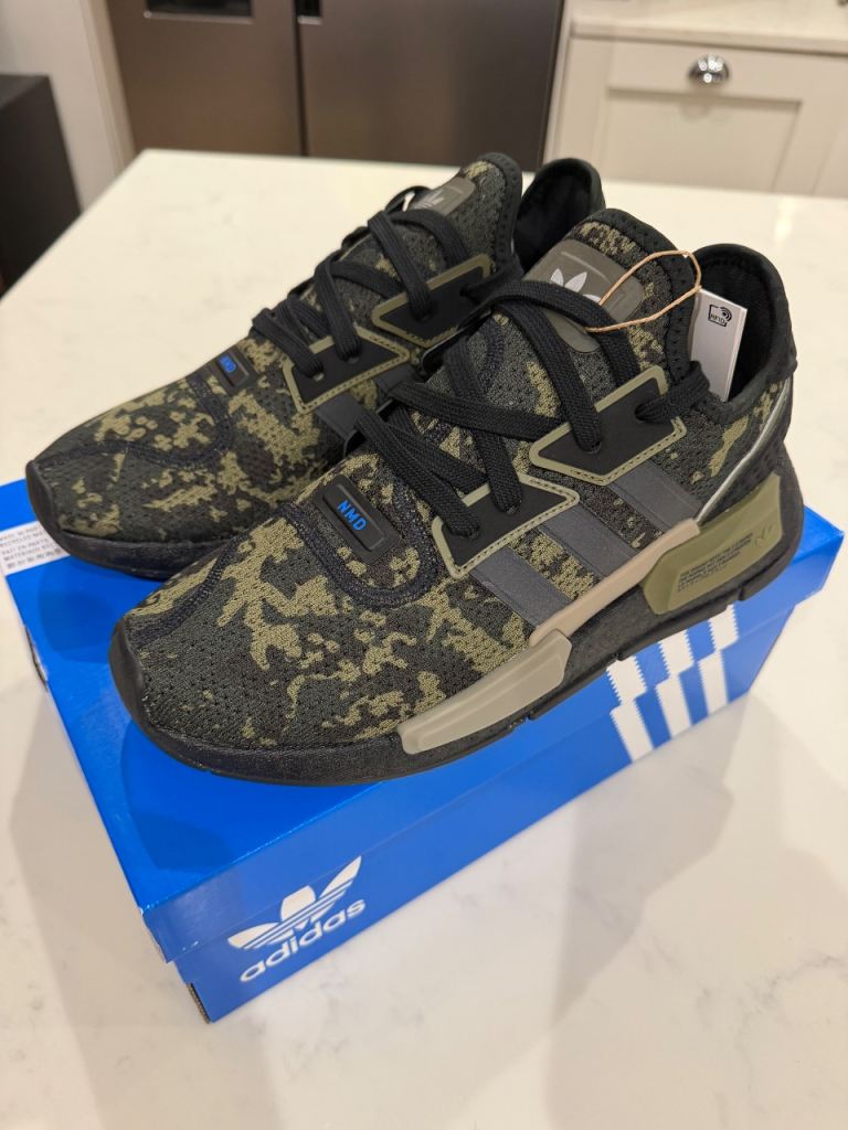 Brand New Adidas NMD G1 Trainers Size 8 Black/Green