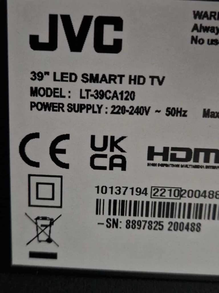 JVC Smart TV HDR Full HD Android Led 40 inches for sale 