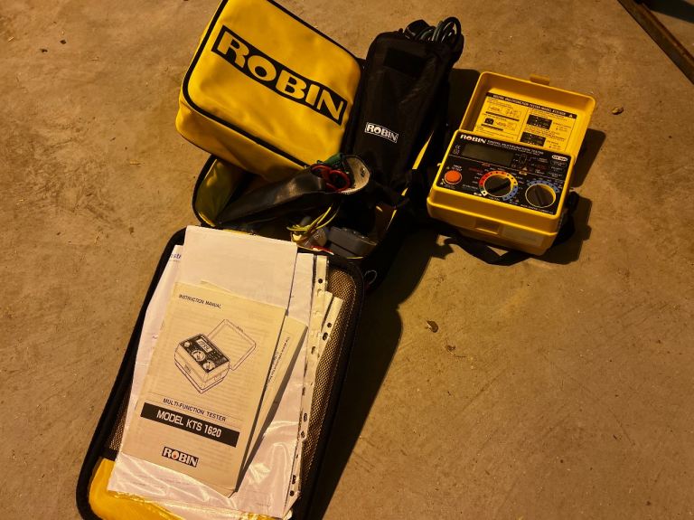 image for Robin KTS 1620 Digital Multifunction Tester Continuity, Insulation, Loop PSC RCD