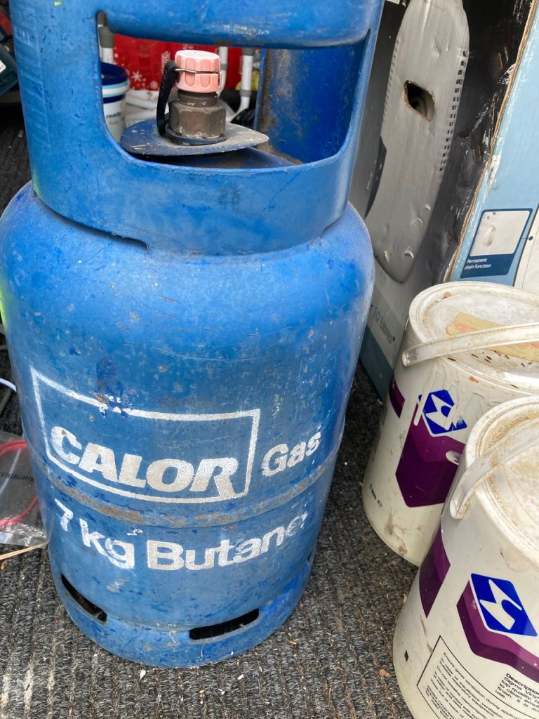 Calor gas bottle empty 