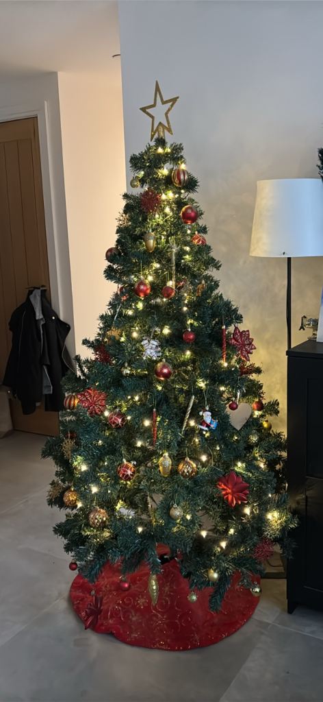 Christmas Tree, Decorations and Lights 