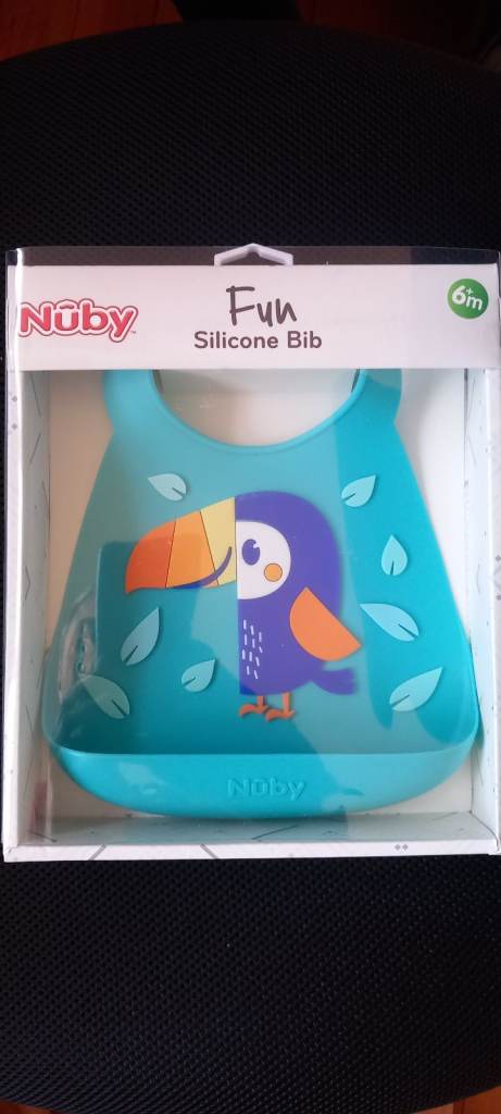Nuby Silicone Bib 
