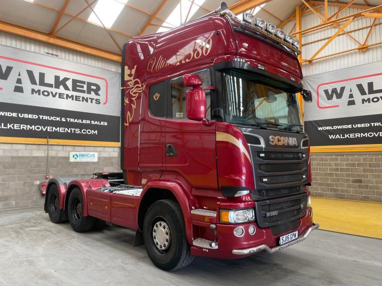 SCANIA R580 V8 *EURO 6* 6X4 TOPLINE TRACTOR UNIT - 2015 - SJ15 GPW