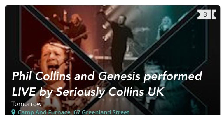 Genesis/phil Collins tribute 