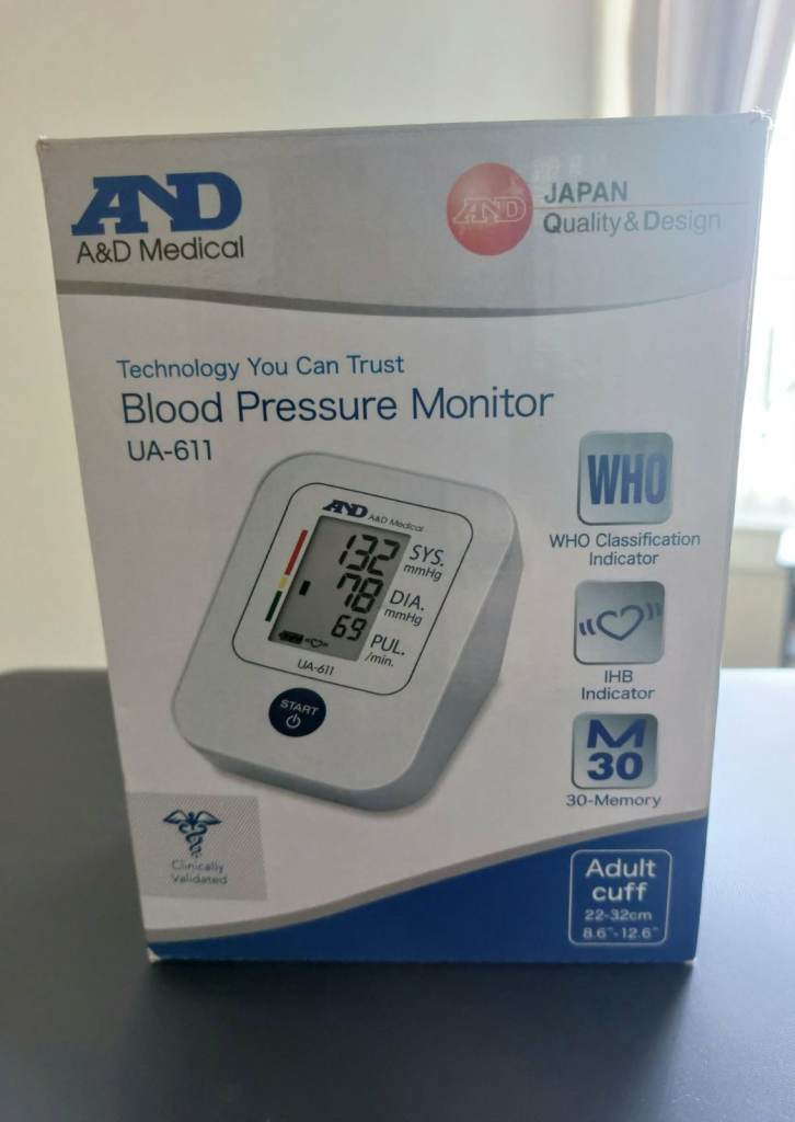 Blood Pressure Monitor Boxed with Instructions - Perfect Working Order - New Batteries Included