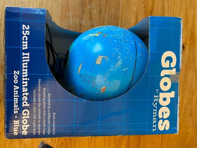 Ryman Illuminated 25 cm Globe Light