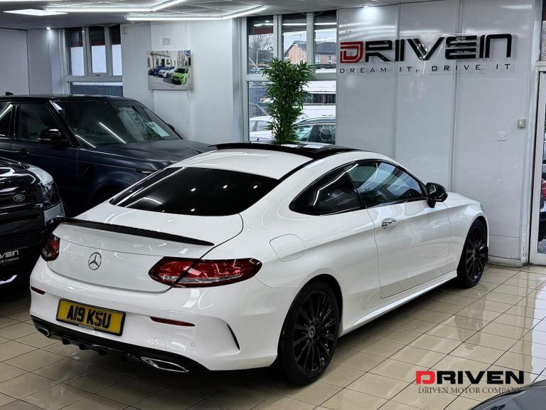 MERCEDES BENZ C220d COUPE AMG LINE PREM C CLASS C63 KIT+PAN ROOF + FREE DELIVERY