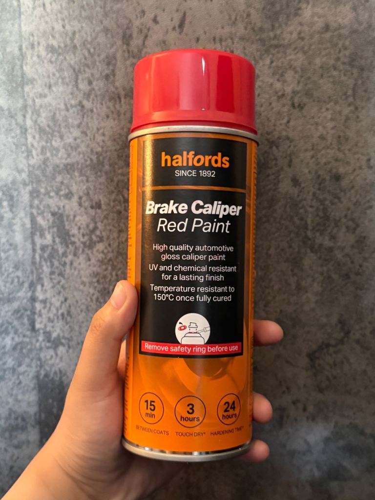 Car Red Paint Spray Can