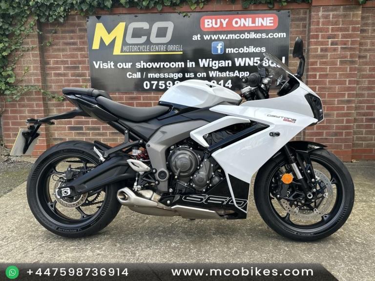 Triumph Daytona 660 75reg 1695miles FSH Immaculate Condition
