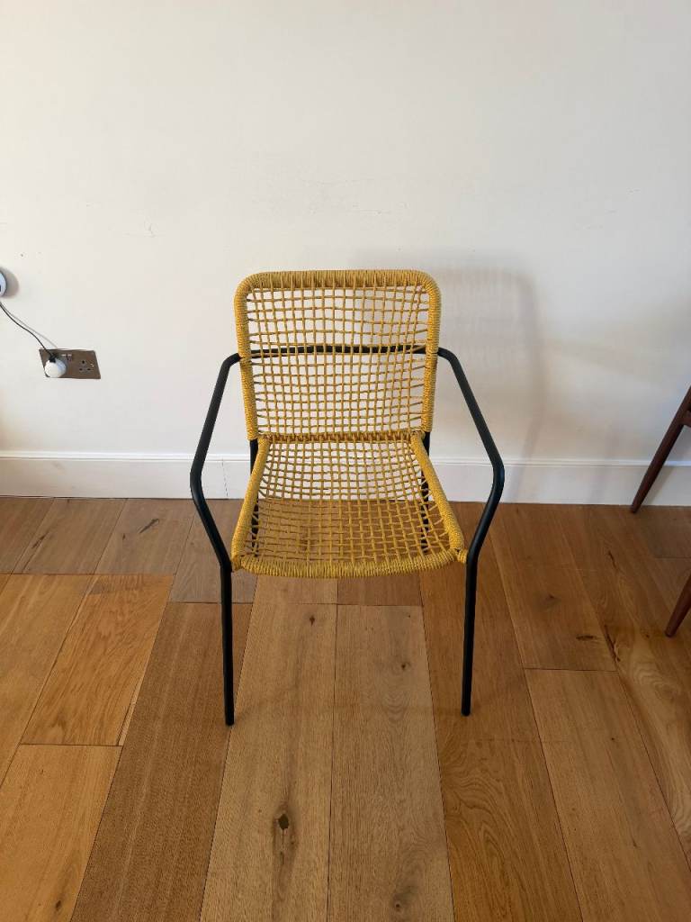 Mustard dining chair x2