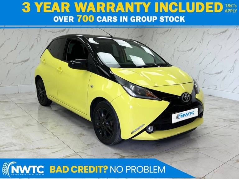 2016 Toyota AYGO 1.0 VVT-i x-cite 3 Yellow Bi-Tone Hatchback 5dr Petrol Manual Euro 6 (68 ps Hatc...