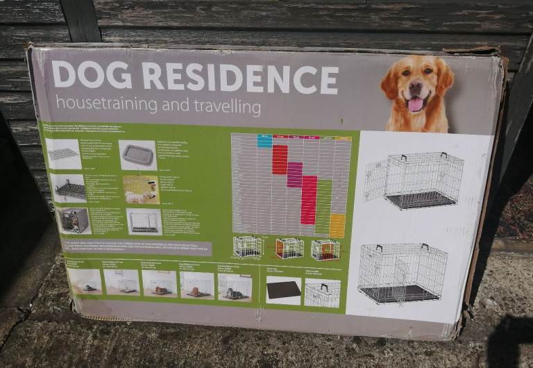 Dog Cage NEW No Text Please Coated Quality X Large Heavy Guage Boxed 3'6 L x 2'6 H x 2'4 W Cost £110