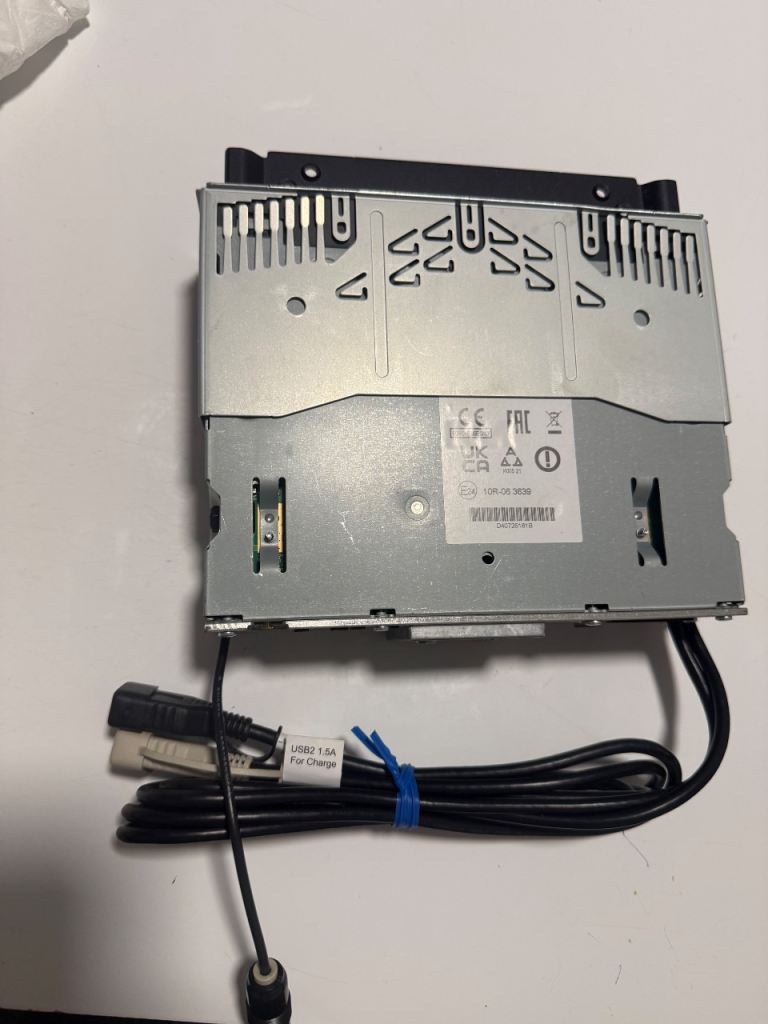OEM-style in-dash car head unit / infotainment receiver.