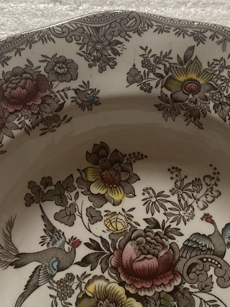 Enoch Wedgwood tunstall dinner plates . Set of 4