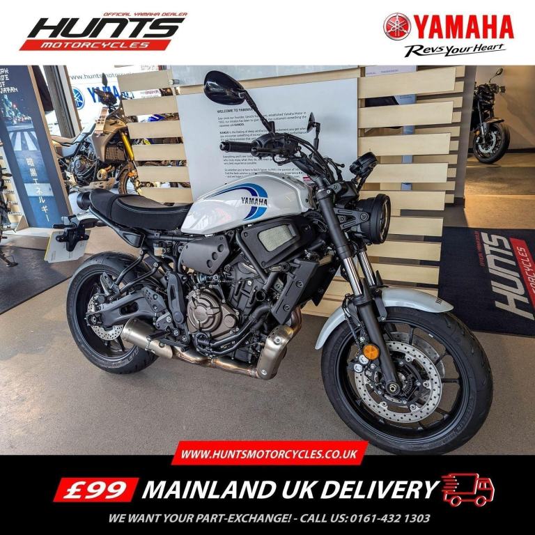 HUNTS SPECIAL! - 2025, '75 Yamaha XSR700. 2 MILES ONLY. £6,795 On The Road