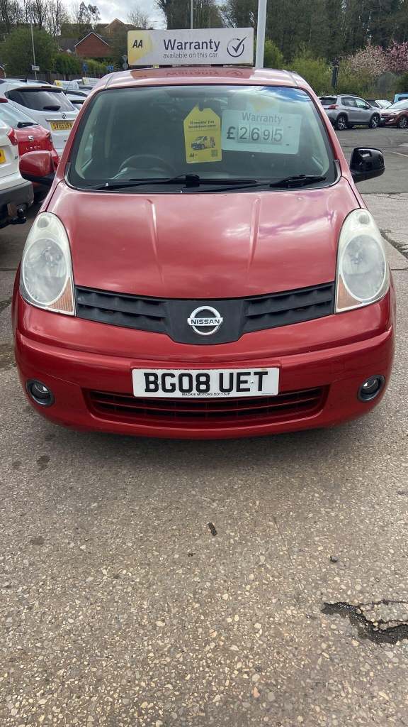 2008 Nissan Note 1.6 16V Acenta R Auto Euro 4 5dr MPV Petrol Automatic