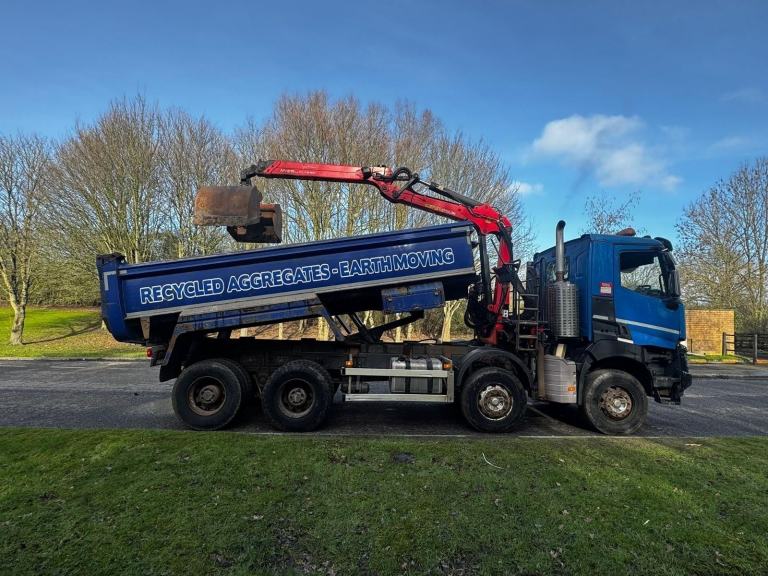 Renault K430 8X4 TIPPER GRAB , EPSILON GRAB, JUST ARRIVED