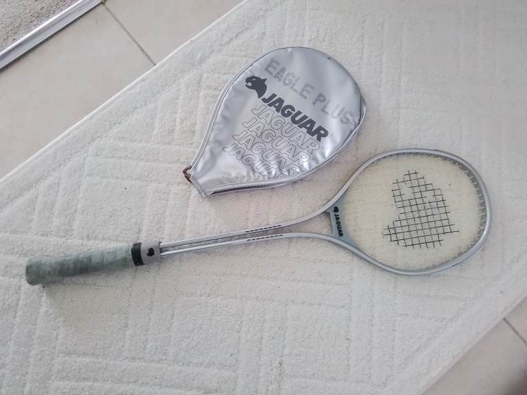Squash Racket By Jaguar Eagle Plus with Head Cover 